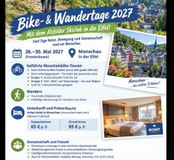 Bike- und Wandertage des ASC in 2027 an Fronleichnam in der Eifel
