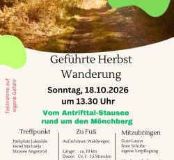 Geführte Herbstwanderung